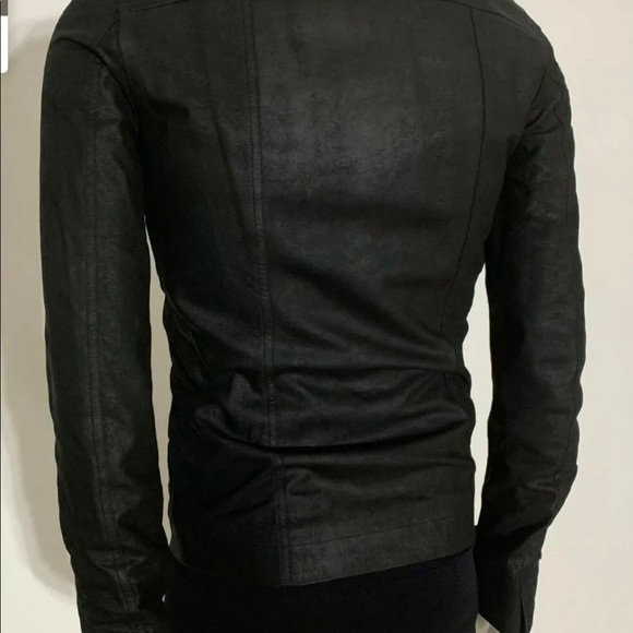 Rick Owens leather jacket - Picture 3 of 11